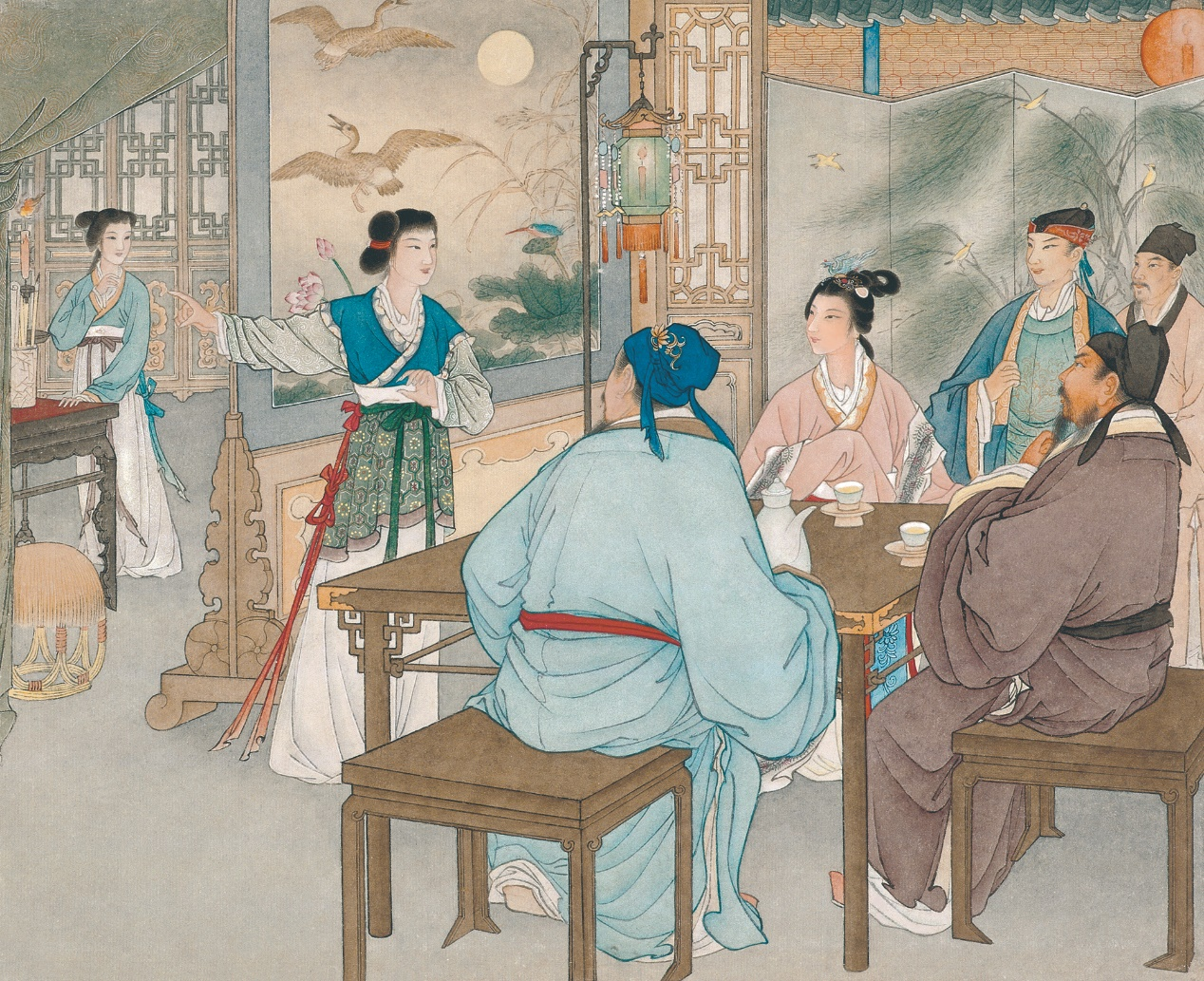 闹元宵·赏书画——卜孝怀画李逵元宵闹东京_连环画_中国书店_人物画