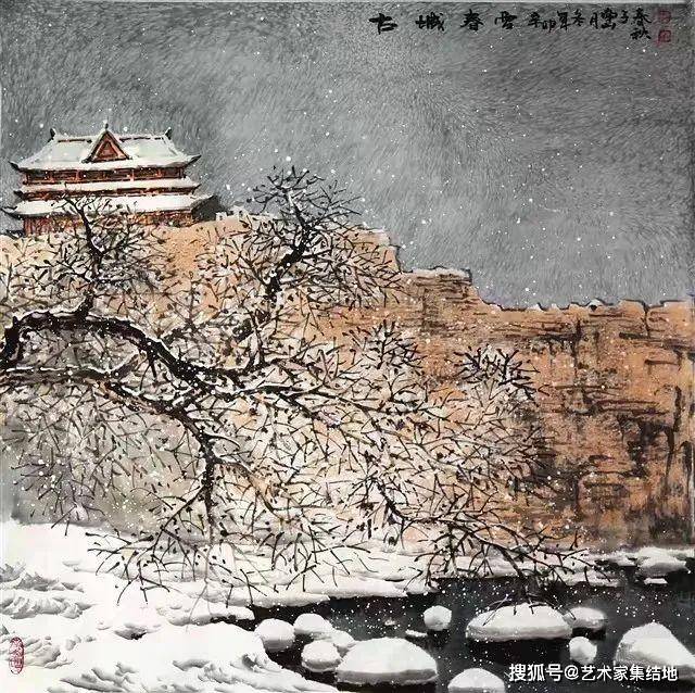 著名画家赵春秋百幅雪景山水画的魅力解读