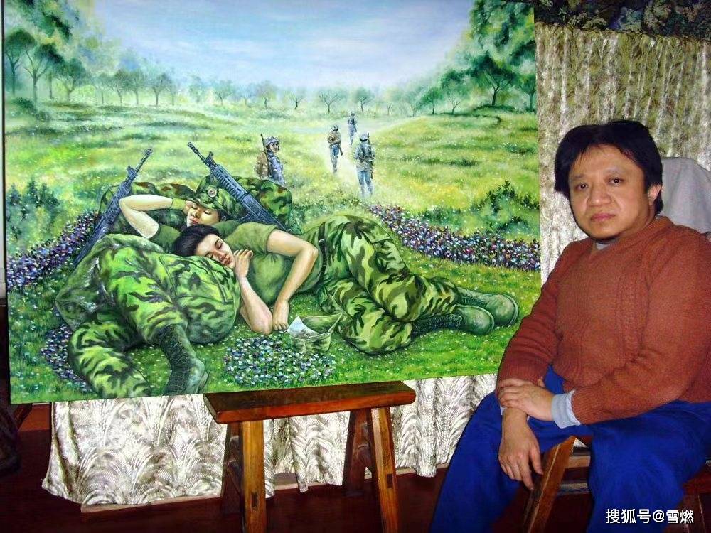 重庆好人卢真庆:胜利是不灭的信念_作品_绘画_画笔