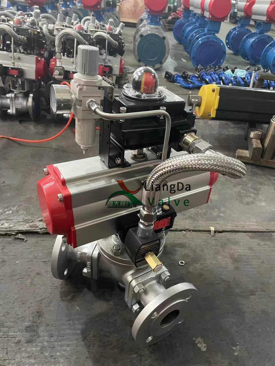 q642f/h/y气动三通换向阀,实现远距离全自动化操作,提高工作效率_方向