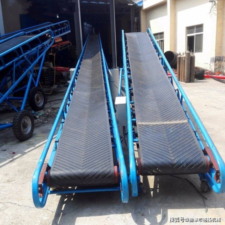 小麦玉米运输传送机 加工600宽皮带输送机 大倾角皮带机