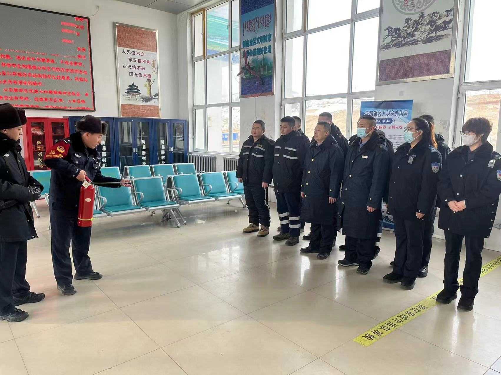 经棚车站派出所开展消防安全宣传