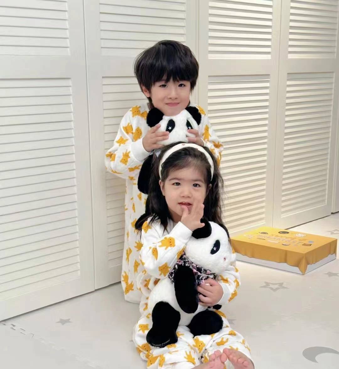 麦迪娜儿女颜值惊艳!