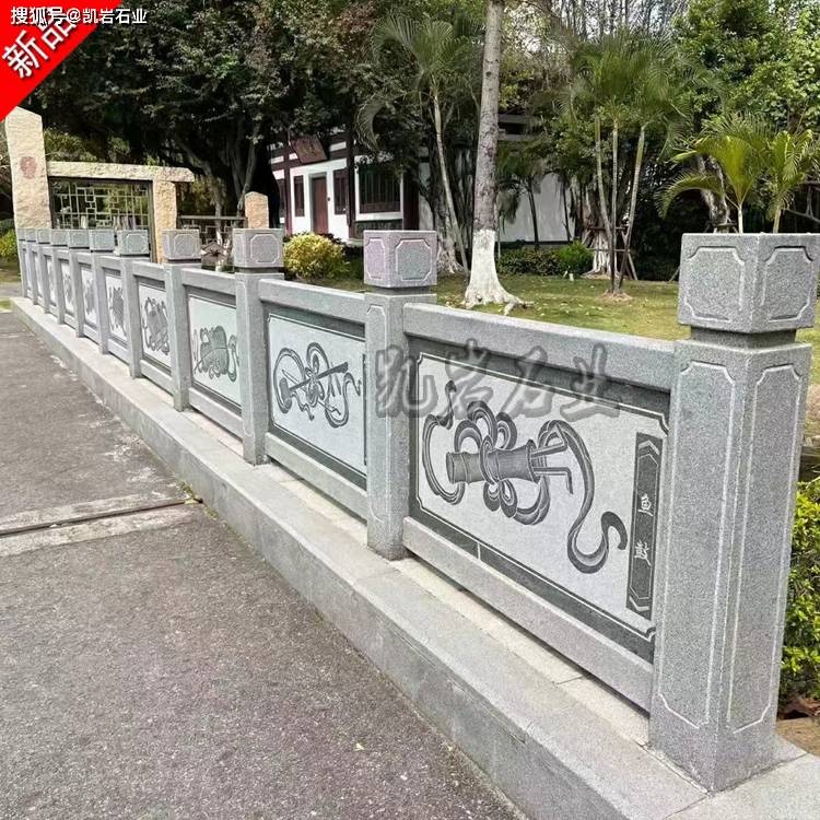 石雕栏杆介绍,图文赏析_岩石_石材_雕刻