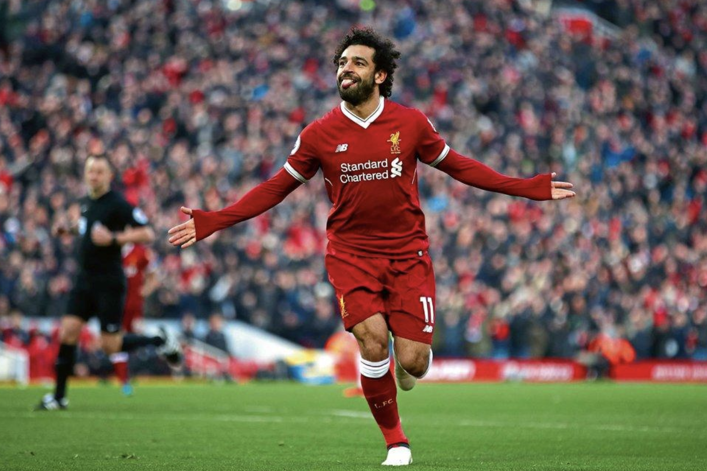 星空星空携手利物浦祝贺萨拉赫1射3传,荣获队内最佳球员_比赛_进球_胜