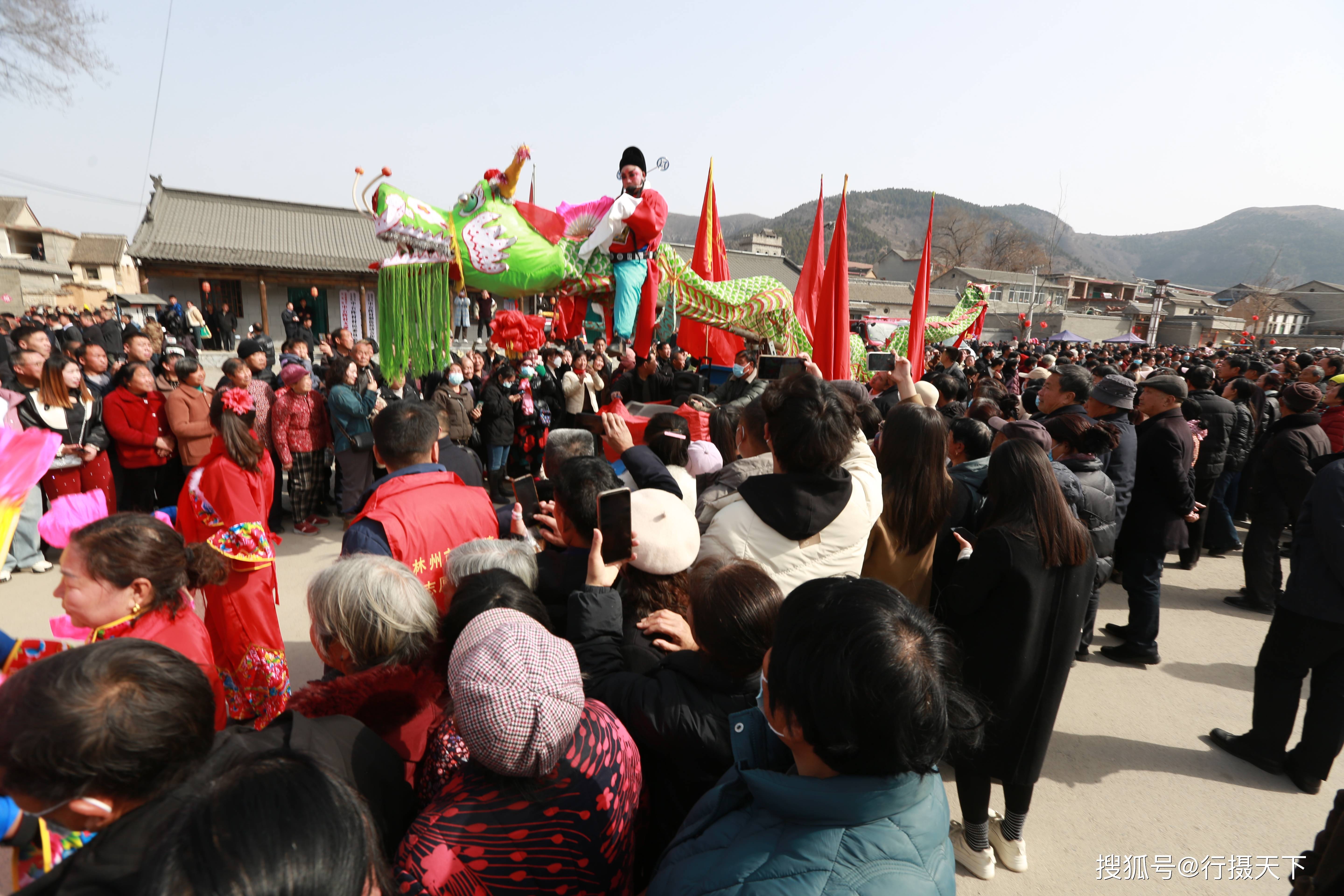 河南林州:多彩民俗二月二 五龙春耕文化节