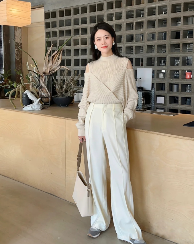 原创针织衫早春穿搭轻轻松松就能搭配出好看的风格