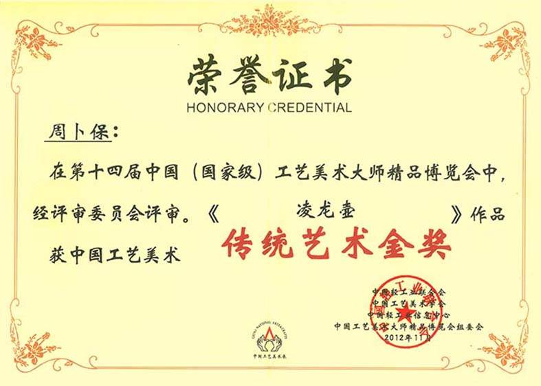 周卜保(高级工艺美术师)百科