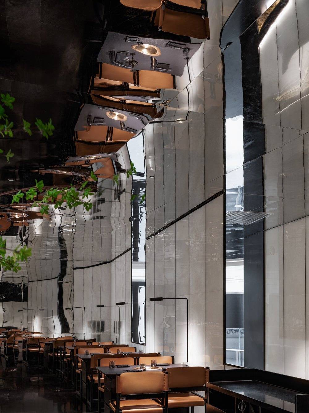 浙江贵臣装饰设计经典工装案例二黑牛の店日式料理店的禅意空间设计