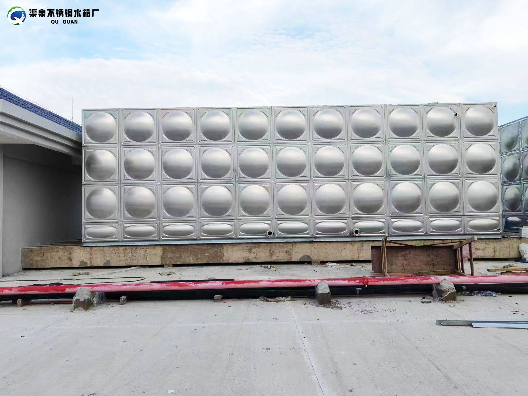 防护措施:安装水箱时,要确保现场安全,做好防护措施,如设置警示标志