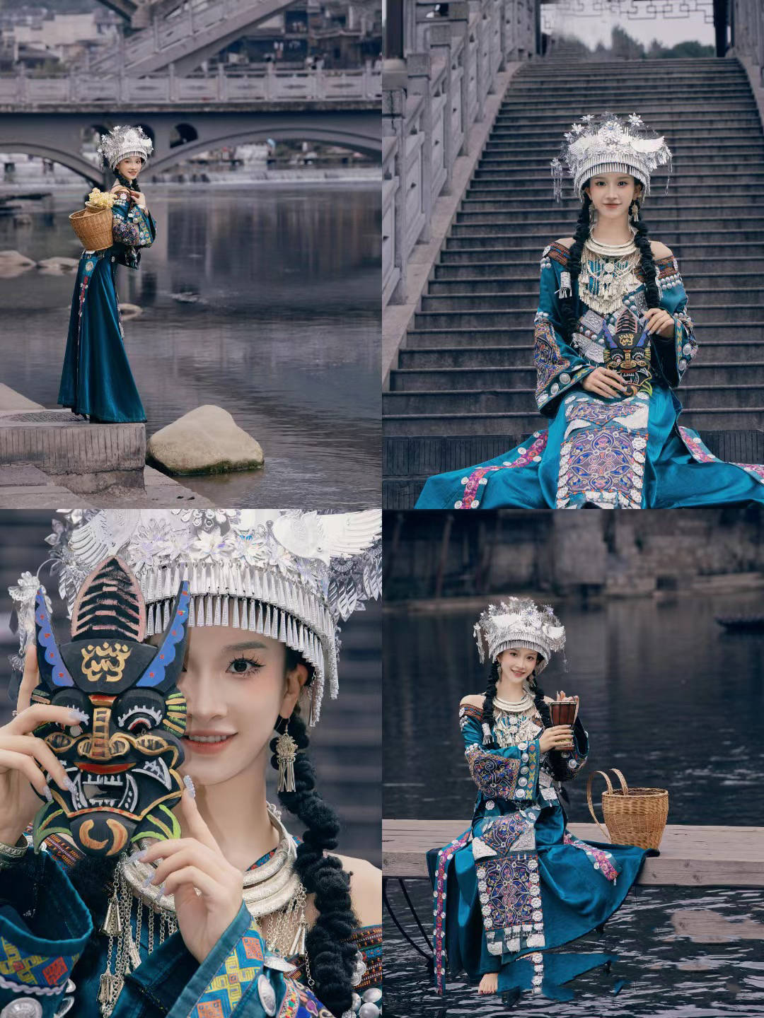 day5:凤凰古城(沱江>虹桥>凤凰图腾>小石板街>烟雨凤凰)>愉快结束行程