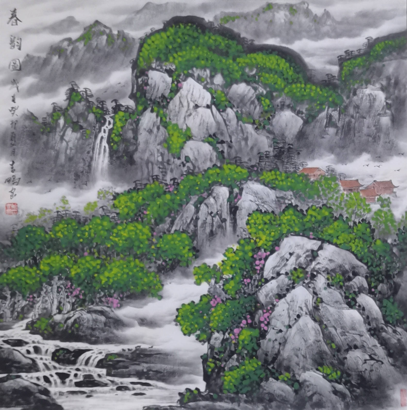 名家推荐国家一级美术师万吉鹏作品赏析