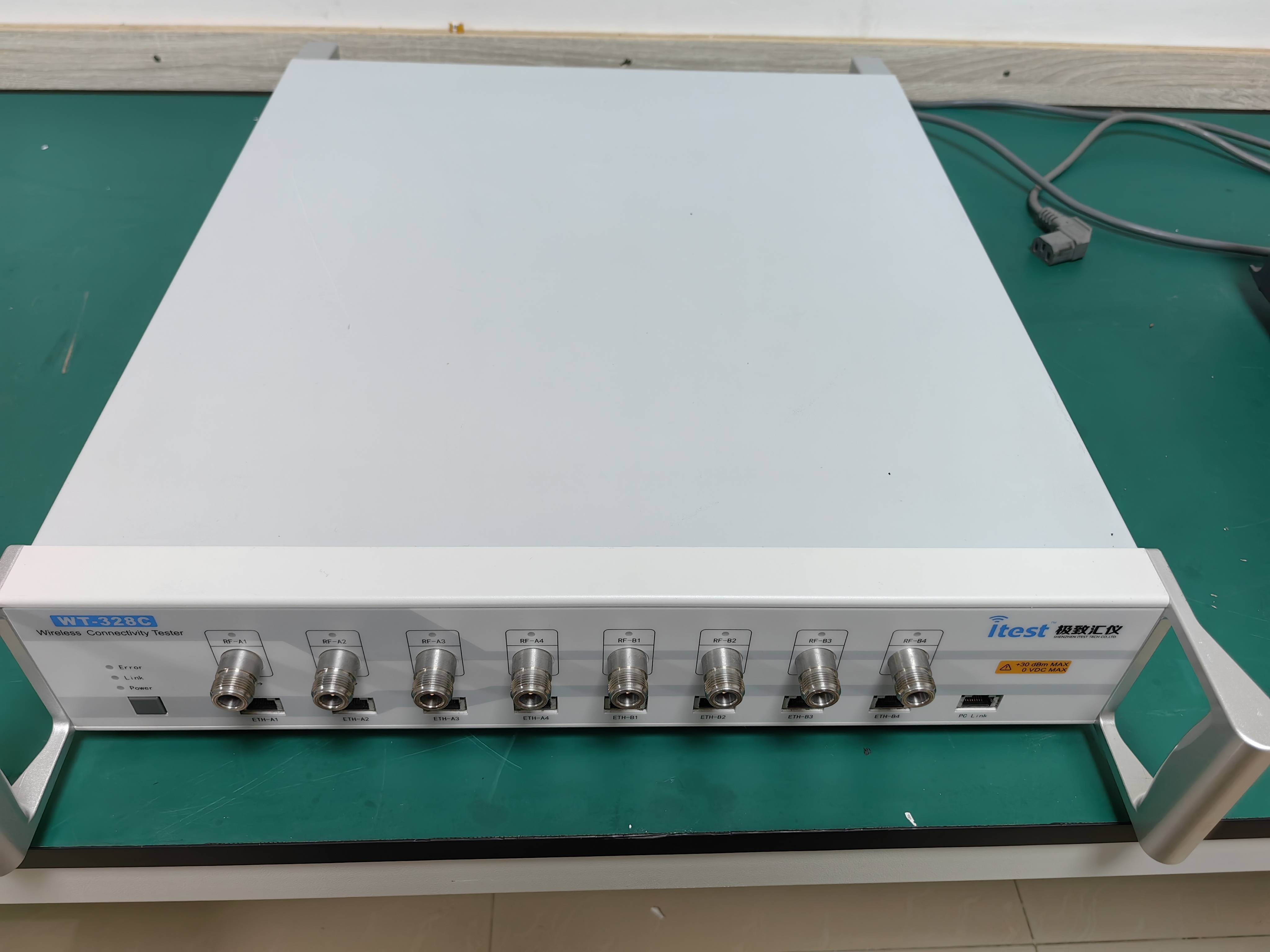wt-328是一款面向wlan产品生产测试的仪器,支持400m-6g频段的射频信号
