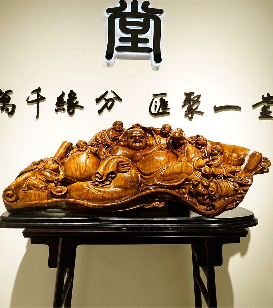 刘奇明:精微细腻 雕琢人生_作品_观世音_木雕