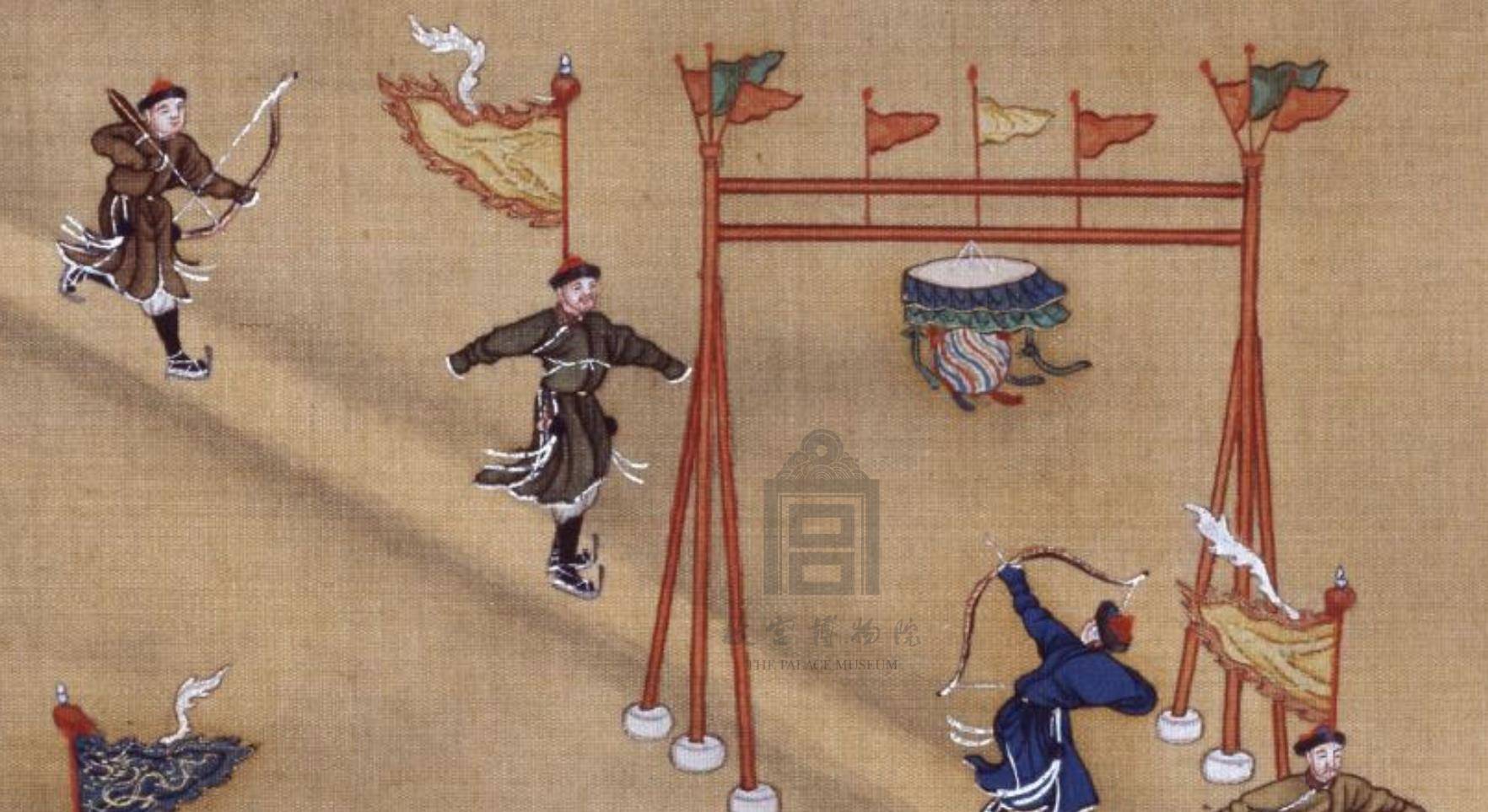 300年前的清宫冰上运动会速滑花样滑高山滑雪一个都不少