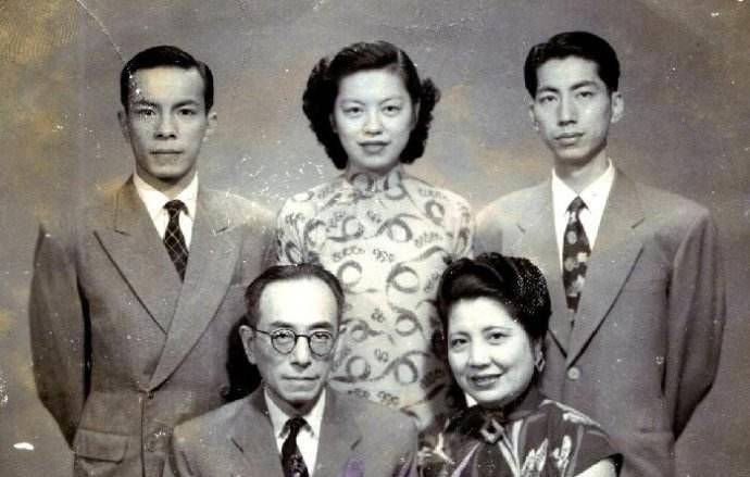 图 | 家庭合影虽然家中常有争吵,但聂其璧对丈夫情深意重.