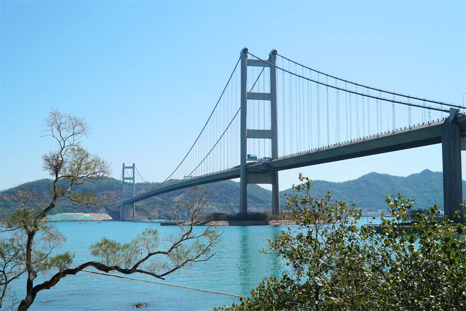 原创香港马湾珀丽湾双桥凌空渚清沙白的离岛游