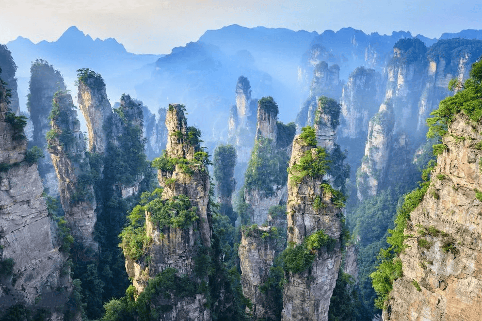 张家界山水照片图片