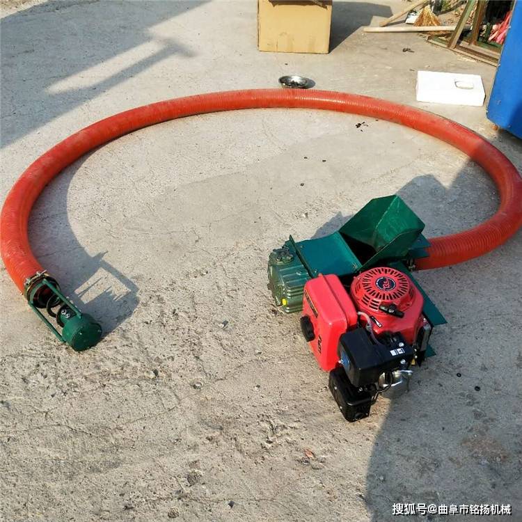 水稻装车软管吸粮机农场玉米装车抽粮机省人工便携式抽灰机