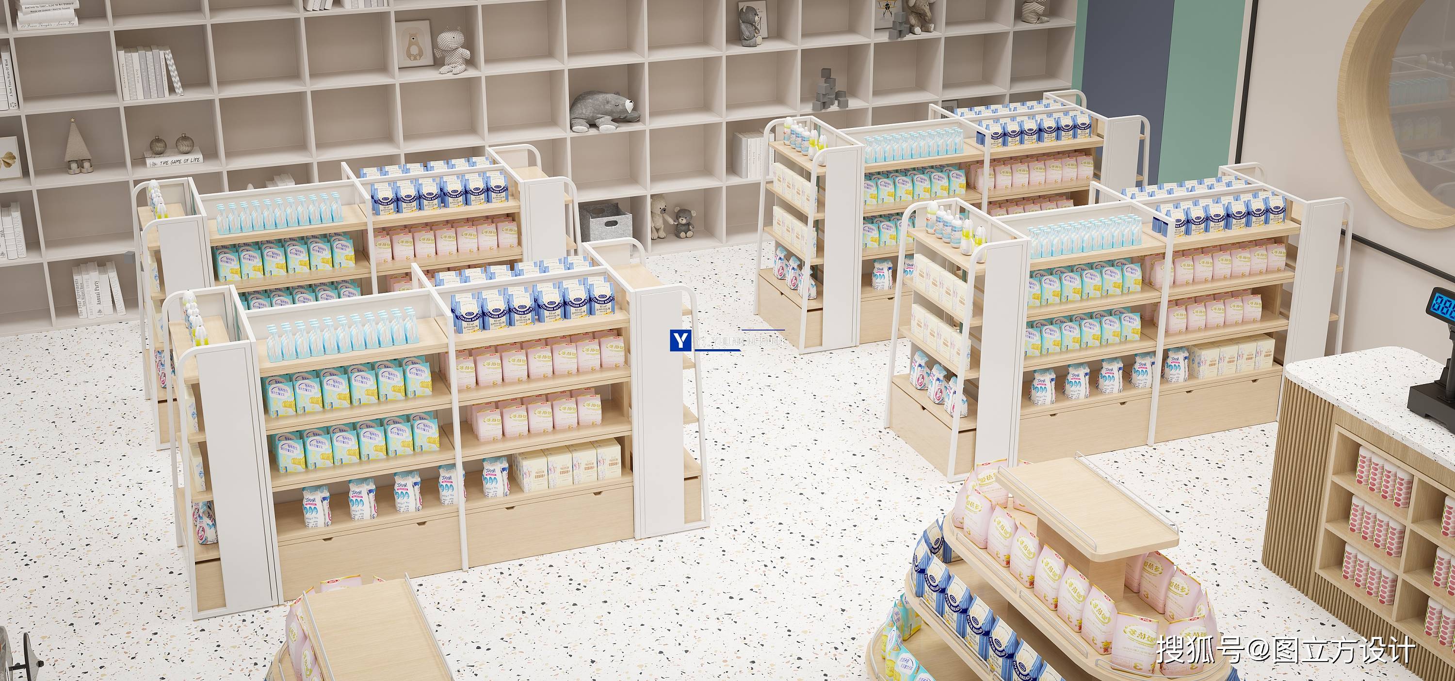 母婴店效果图怎么做?七个个性化母婴门店设计案例鉴赏!