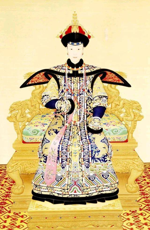 原创清朝二十六皇后画像一览_钮祜禄氏_博尔济吉特_康熙帝