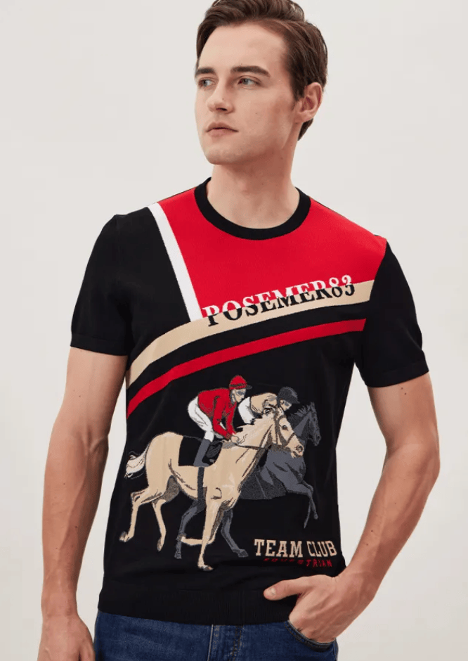 春夏横机时尚之选posemer堡马男装针织衫启航自在出游之旅