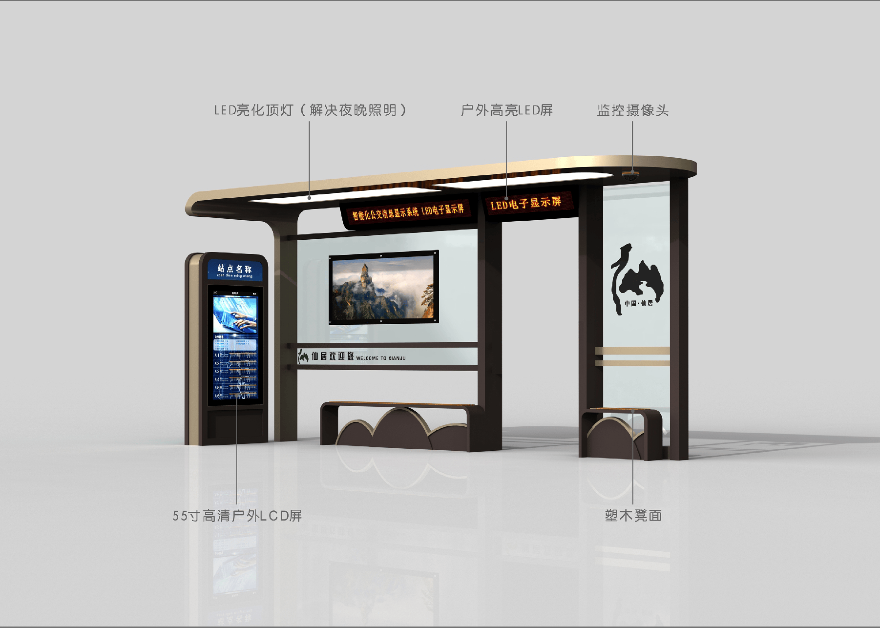 打造城市智慧新名片,独家揭秘翰超智能候车亭背后的科技魅力!