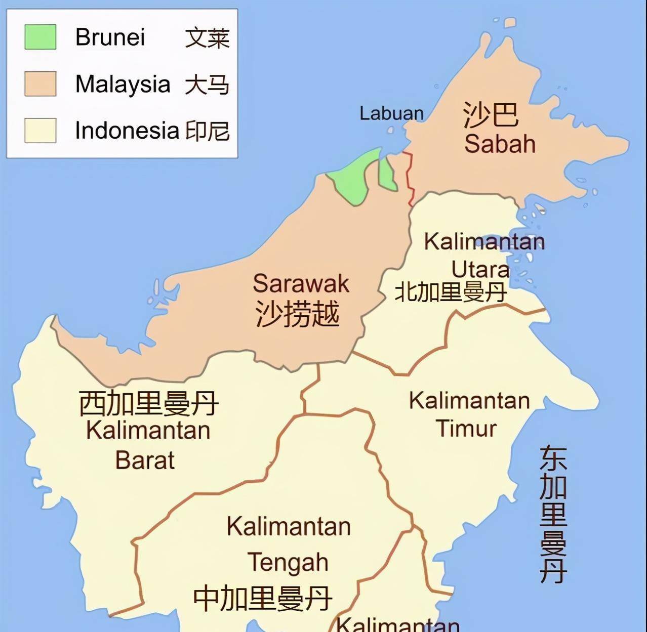 其岛东部,是印尼的一级行政区,直接受印尼的管理,就像中国的各个省份