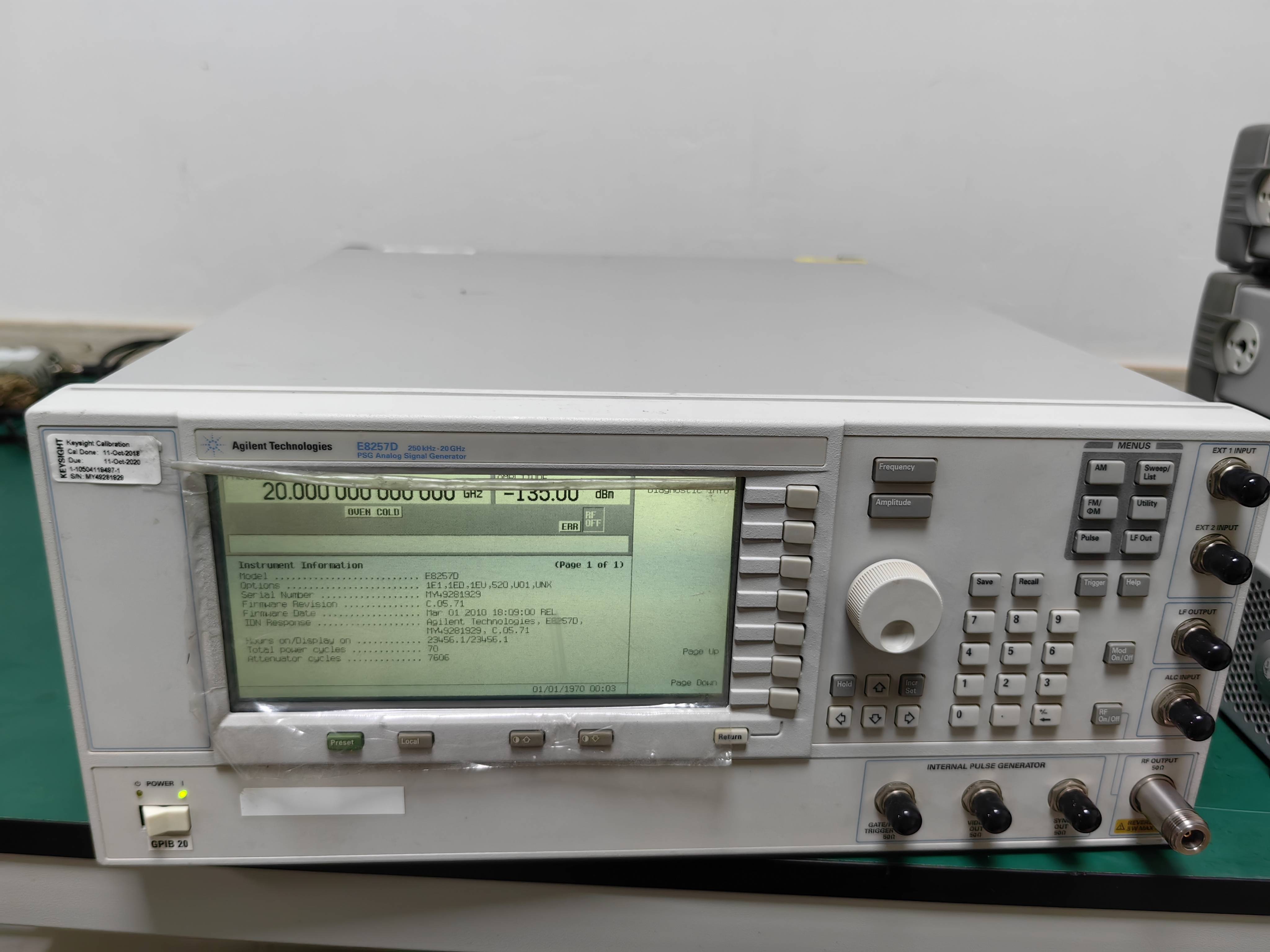 安捷伦agilente8257d20gpsg模拟信号发生器