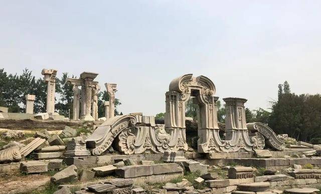 原创英国公布的圆明园被毁前的照片曾经宛若仙境如今只剩废墟