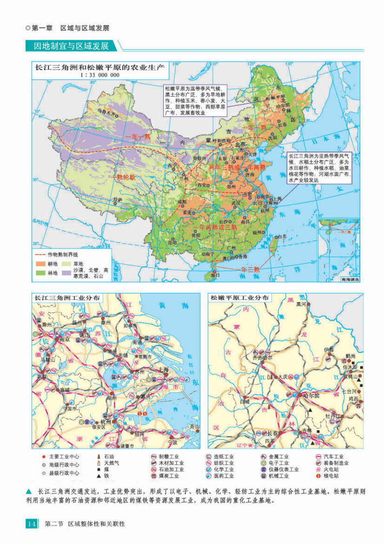 地理选择性必修二目录图片