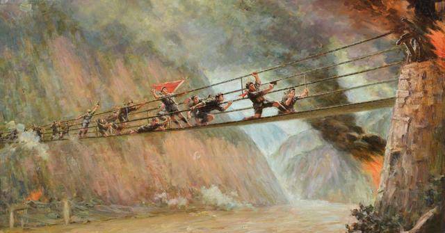 飞夺泸定桥,敌军为何只拆掉木板而不弄断铁链?看川军老兵咋说的_敌人_