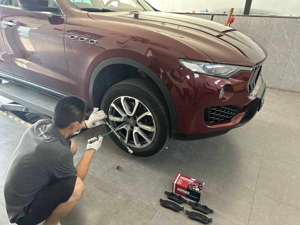 wesparke刹车片-玛莎拉蒂-莱万特-levante 安装案例