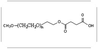 4k,5k,(可定制)中文名称:聚乙二醇单甲醚丁二酸,甲氧基-聚乙二醇-丁二