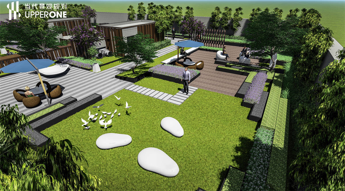 中南总部基地暮云地块屋顶花园景观设计分享|当代景观规划