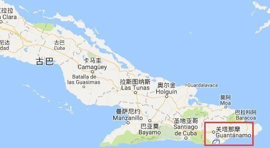 关塔那摩湾被美国一分为二,海湾内的古巴船舶难以自由出海