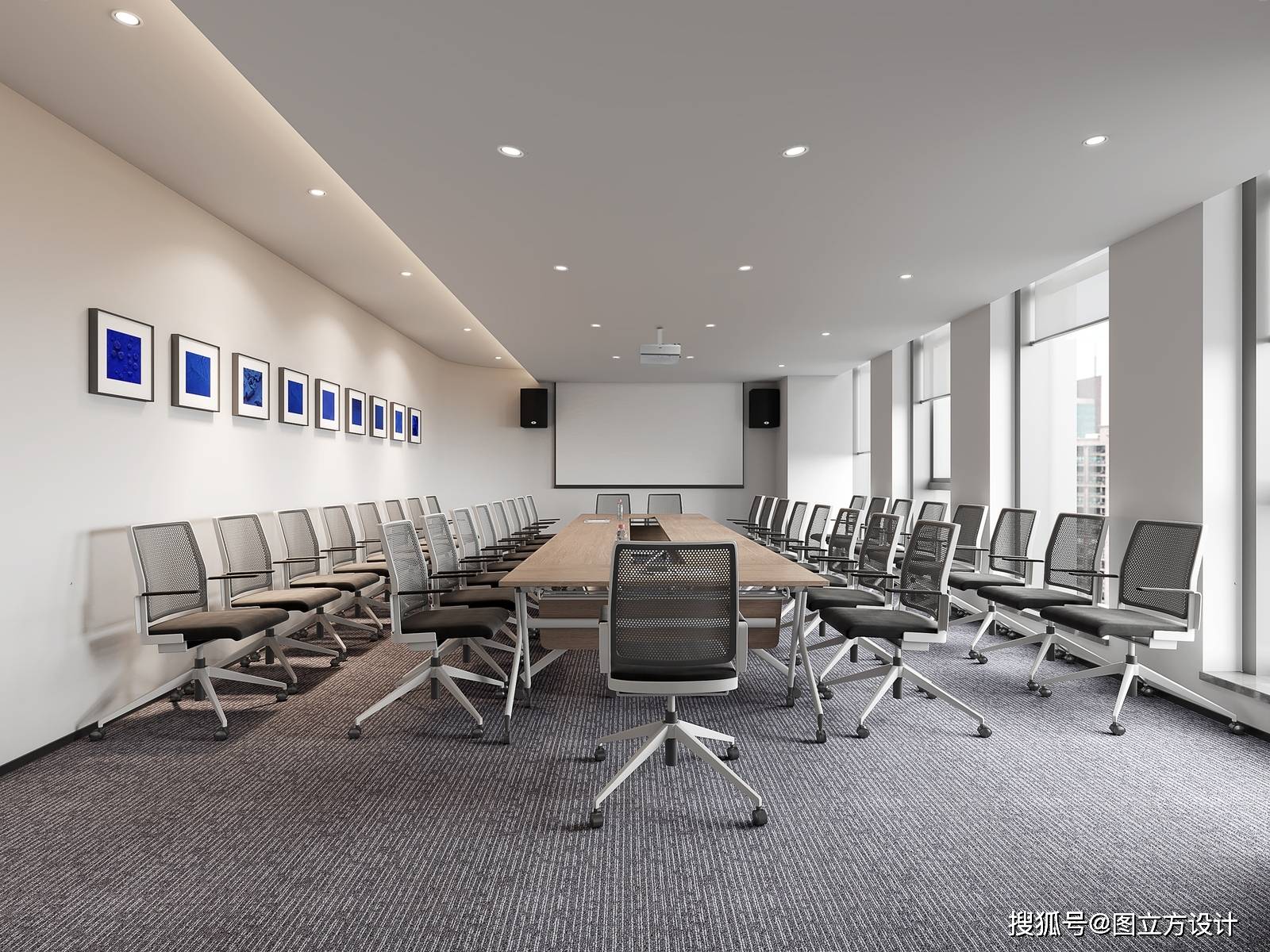 小型会议室效果图设计——打造高效沟通空间