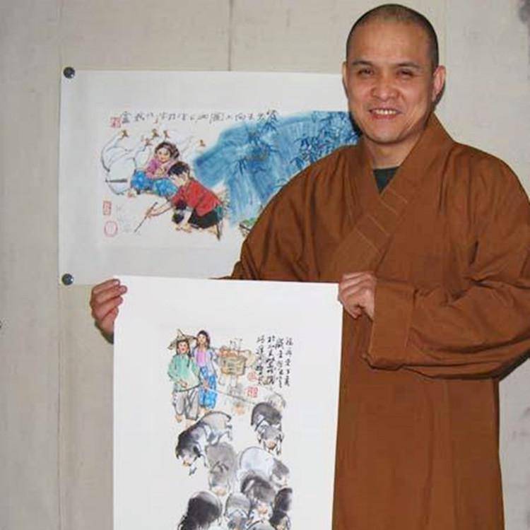 1995年,知名画家出家当和尚,15年后儿子找上门,画家:我还俗