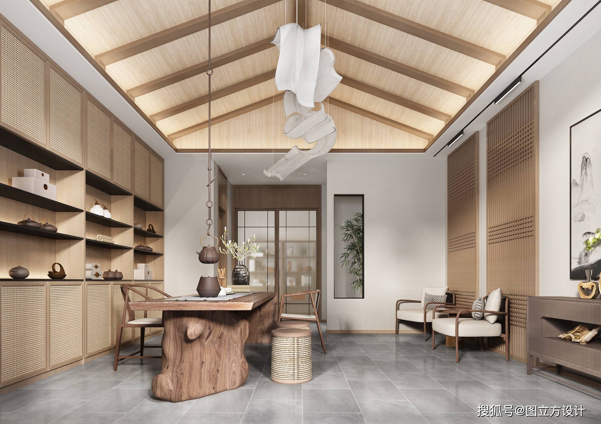 书房效果图解析——营造功能与美感兼具的阅读天地