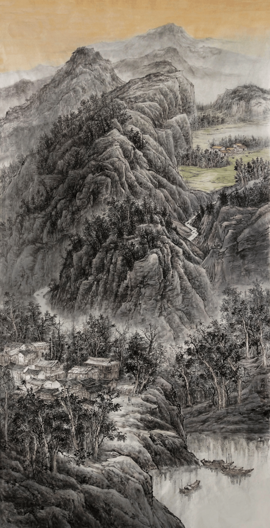 文脉传承|中国书画艺术代表人物:画家吴国标_中国画院_作品_cm