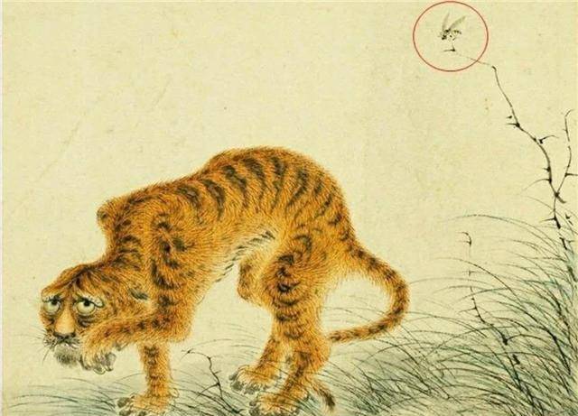 《峰虎图》:老虎画成病猫,几百多年来引发无数争议
