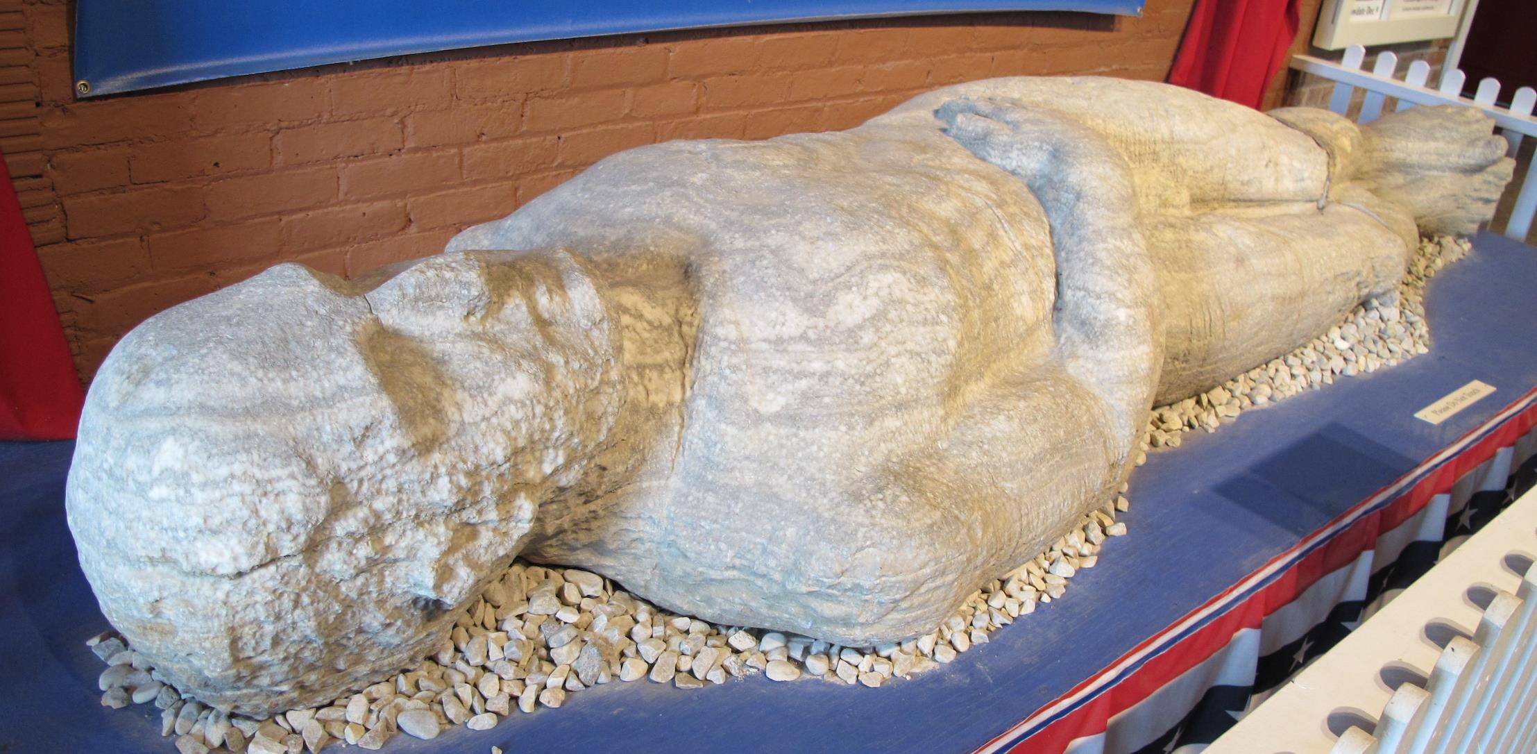 当时有个著名的商人叫巴纳姆,特别喜欢造一些假东西来刺激观众眼球