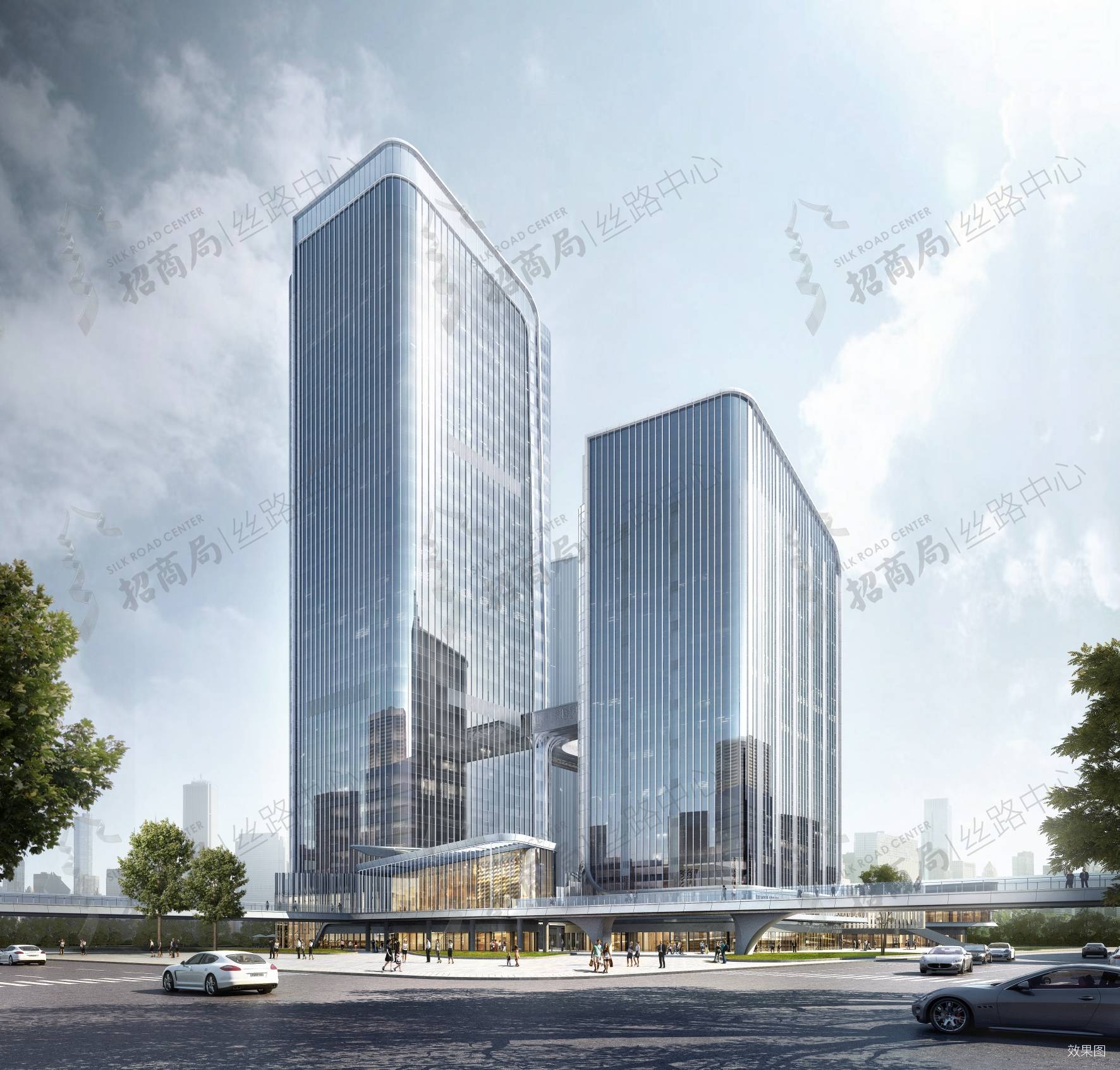 局丝路中心|周边配套|奥体中轴|项目配套|精装挑高_商业_商务_绿地