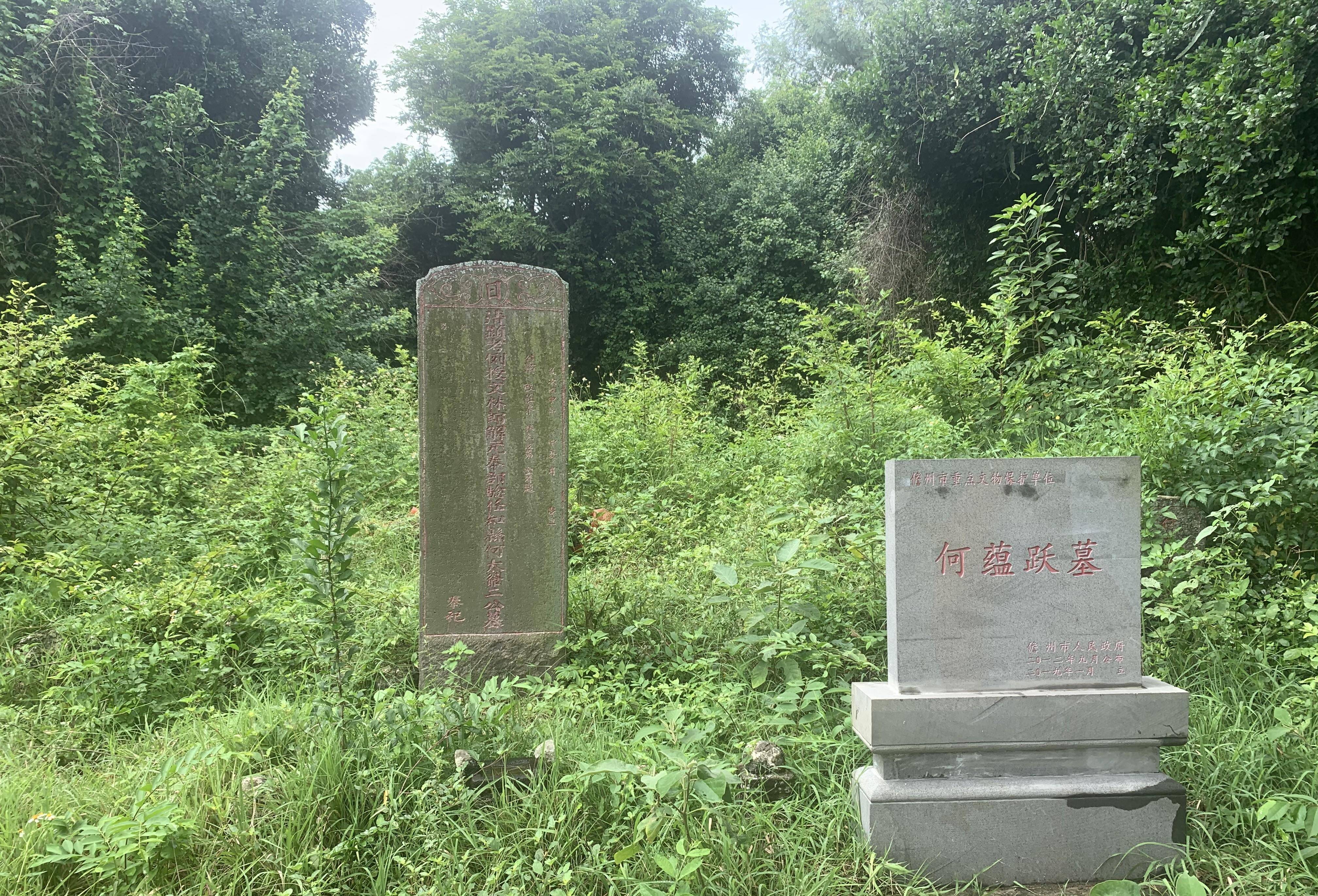 清海南第一解元何蕴跃,七试功名不第,卒于北上任