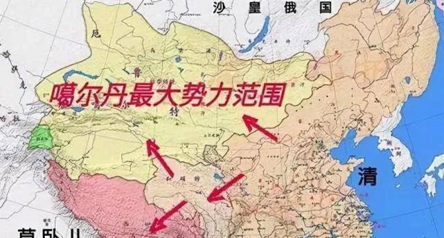 乾隆远征准噶尔部西北边疆统一之战,失而复得即为"新疆"