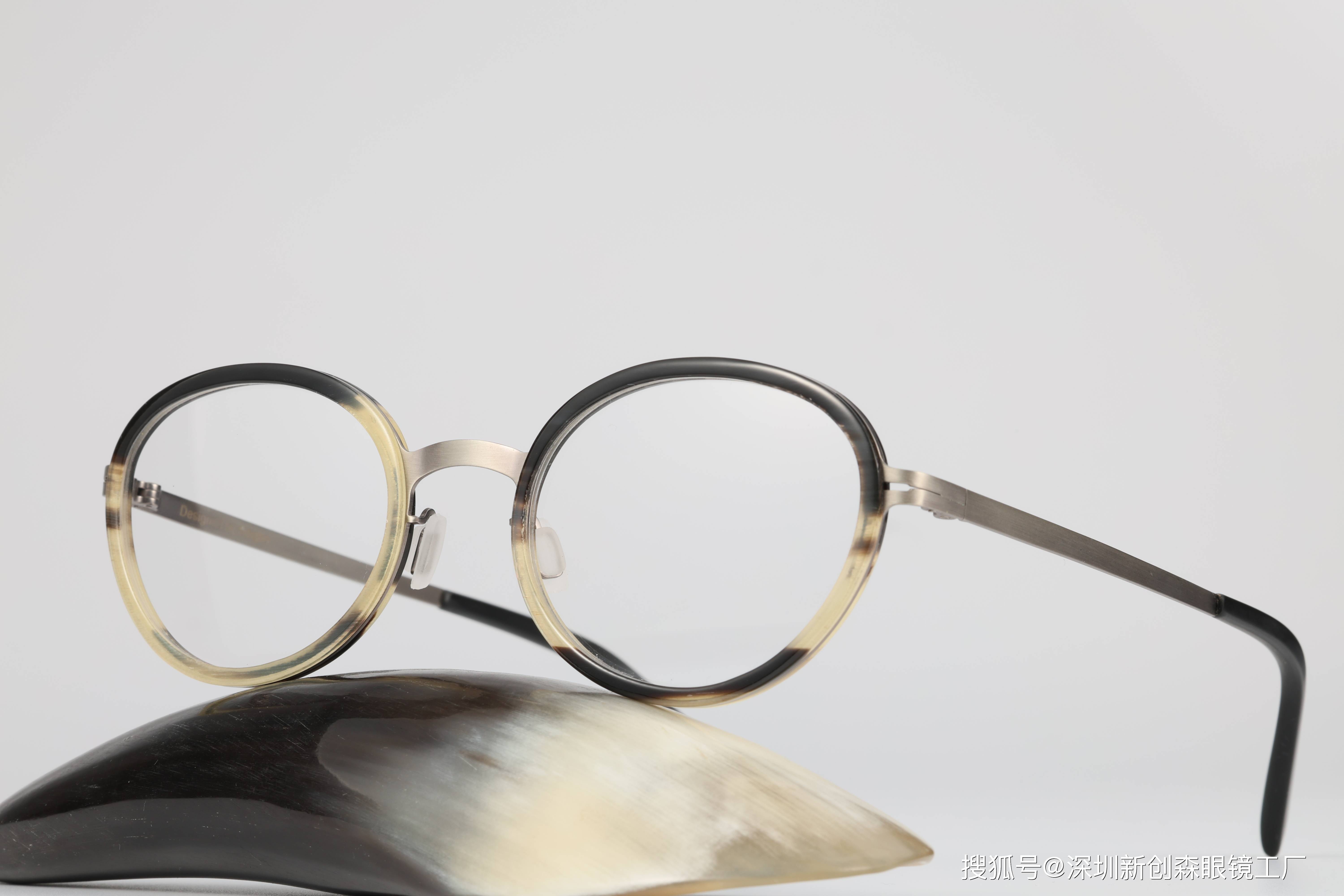林德伯格lindberg同材质牛角眼镜_牛角眼镜mf7120-新创森