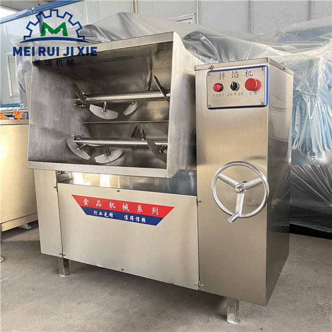 双轴拌馅机 小型拌馅机 不锈钢拌馅机 质量保证 厂家直销四方向搅拌无