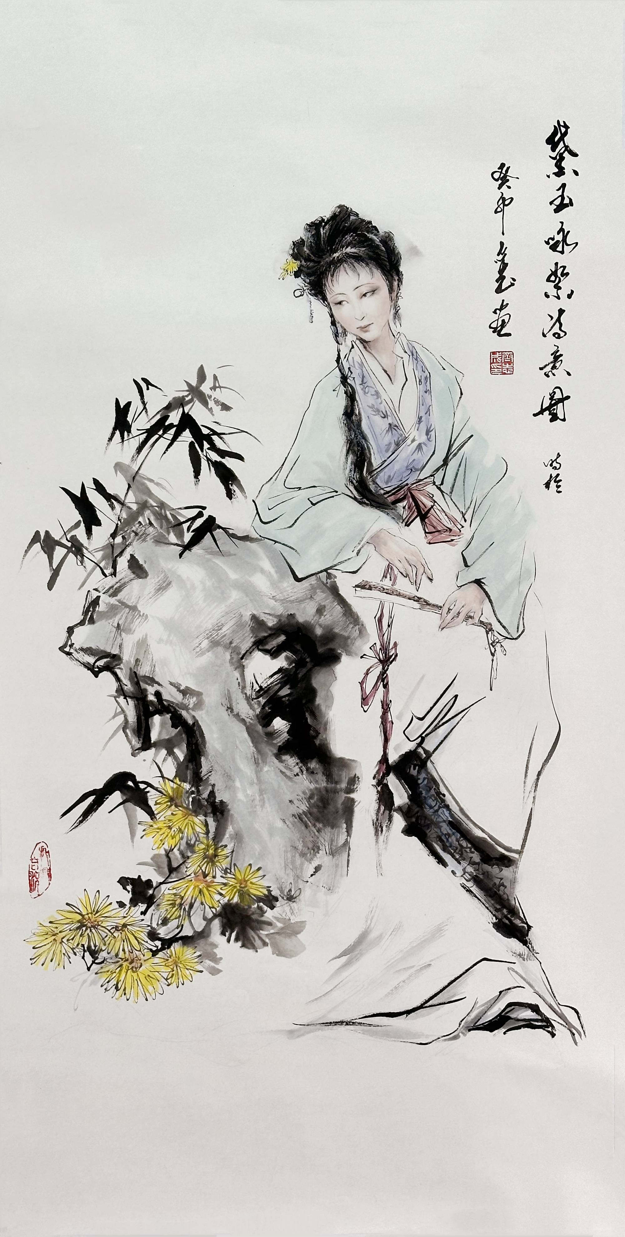 画家齐志成|雨巷丹青妙手,当代人物画名家!