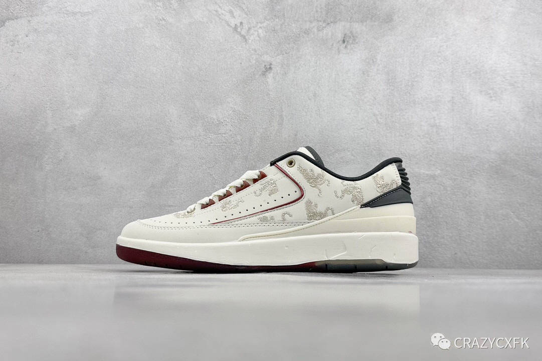 乔丹 air jordan 2 low new year aj2 龙年限定白色金羽篮球鞋