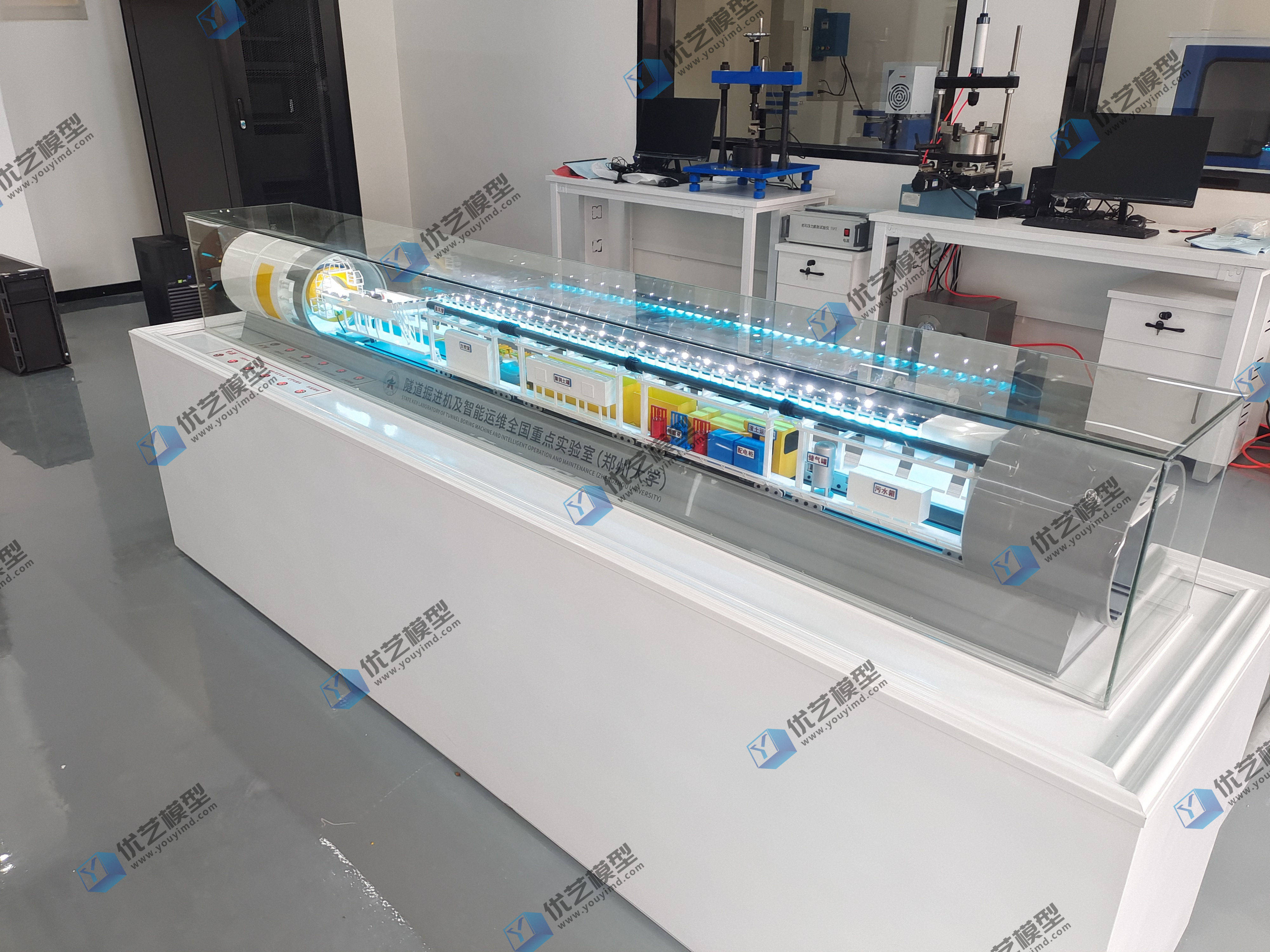 湖南优艺——tbm隧道掘进机模型